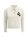 Isabel Marant Étoile Nash Turtleneck Sweater In White