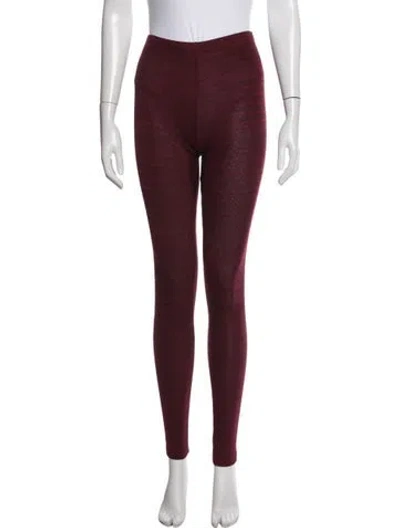 Pre-owned Isabel Marant Étoile Sweatpants In Burgundy