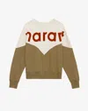 Isabel Marant Étoile Isabel Marant Etoile Two-tone Cotton Blend Houston Sweatshirt