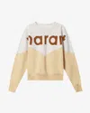 Isabel Marant Étoile Houston Colourblock Sweatshirt In Yellow