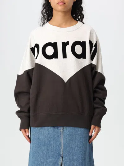 Isabel Marant Étoile Sweatshirt Isabel Marant Etoile Woman Color Black In Multicolour