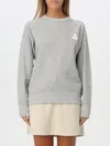 Isabel Marant Étoile Felpa Girocollo Milla In Cotone Sgarzato In Grau 1