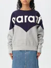 Isabel Marant Étoile Crew Neck Long Sleeve Sweatshirt In Navy