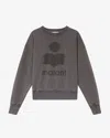 Isabel Marant Étoile Moby Logo Sweatshirt In Gray