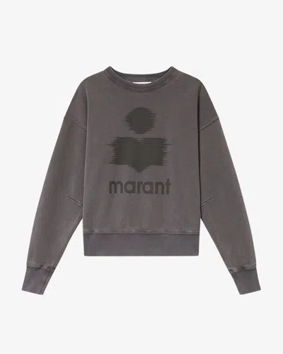 Isabel Marant Étoile Moby Logo Sweatshirt In Gray