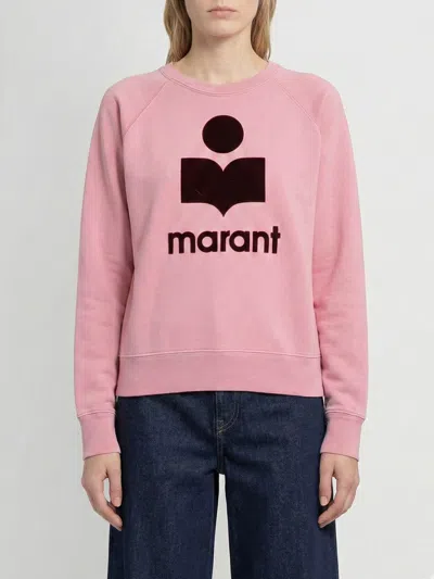 Isabel Marant Étoile Isabel Marant Etoile Crew-neck Sweatshirt In Cotton Blend In Pink