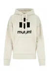 Isabel Marant Étoile Isabel Marant Etoile Women Melange Ivory Cotton Blend Mansel Sweatshirt In Neutral