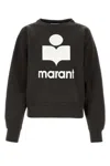 Isabel Marant Étoile Marant Etoile Mobyli Sweatshirt With Flocked Logo In Black