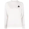 Isabel Marant Étoile Milla Logo-embroidered Sweatshirt In Neutrals