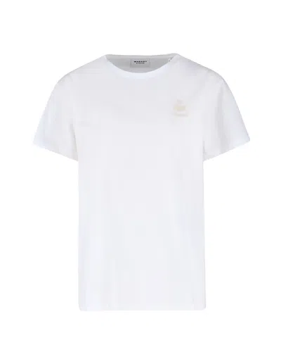 Isabel Marant Étoile T-shirt Aby White In Multi