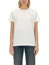 Isabel Marant Étoile Isabel Marant Etoile Aby Regular Fit T-shirt In White