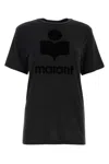 Isabel Marant Étoile Isabel Marant Etoile Black Linen Zewel T-shirt In Black