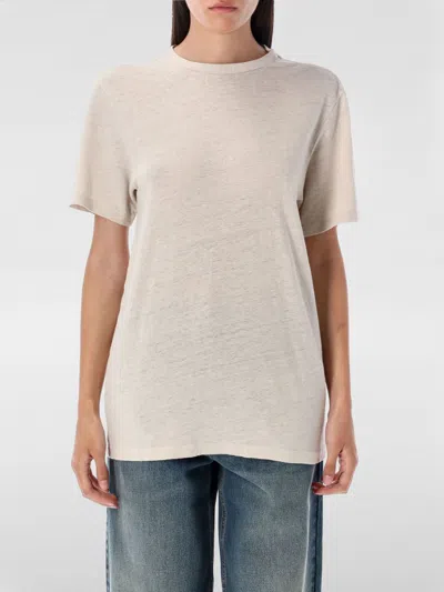 ISABEL MARANT ÉTOILE T-SHIRT ISABEL MARANT ETOILE WOMAN COLOR BEIGE,H25008022