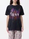 Isabel Marant Étoile Zoeline Logo Cotton Jersey T-shirt In Black
