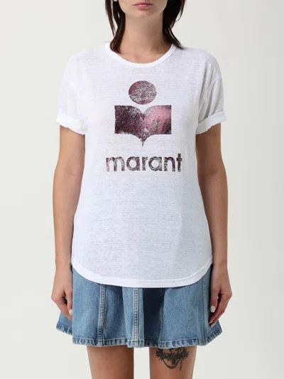 ISABEL MARANT ÉTOILE T-SHIRT ISABEL MARANT ETOILE WOMAN COLOR WHITE,H20122001