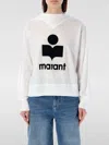 Isabel Marant Étoile Isabel Marant Etoile Women Melange Sand Cotton Blend Moby Sweatshirt In Weiss