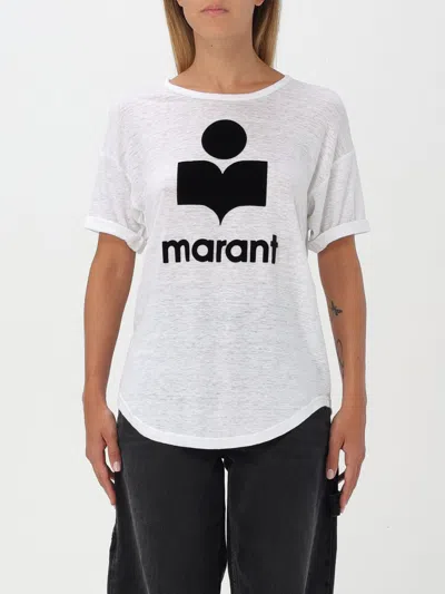 Isabel Marant Étoile Isabel Marant Etoile Koldi Linen T-shirt In Weiss