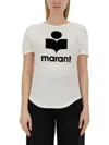 Isabel Marant Étoile Zewel Logo Tee-shirt In White