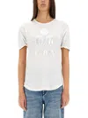 Isabel Marant Étoile Etoile Isabel Marant T-shirt Lino Logo Metal In White