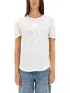 Isabel Marant Étoile Etoile Isabel Marant T-shirt Lino Logo Metal In White