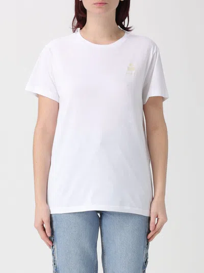 ISABEL MARANT ÉTOILE ISABEL MARANT ETOILE T-SHIRT WOMAN COLOR WHITE,H84361001