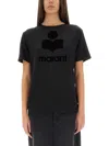 Isabel Marant Étoile Isabel Marant Etoile Black Linen Zewel T-shirt In Black