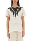 Isabel Marant Étoile Zewel T-shirt In Multicolour