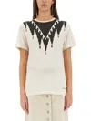Isabel Marant Étoile Zewel T-shirt In Multicolour
