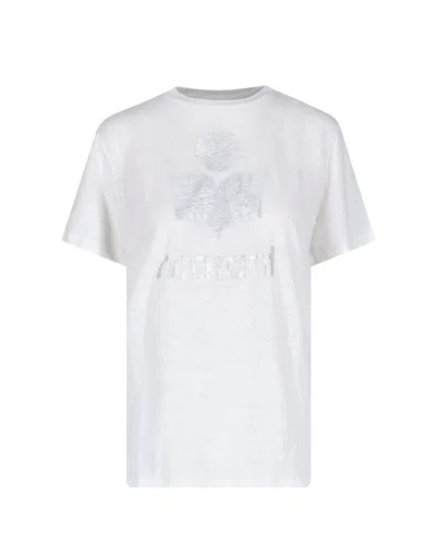 ISABEL MARANT ÉTOILE T-SHIRT ZEWEL WHITE