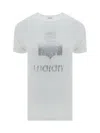 Isabel Marant Étoile Etoile Isabel Marant T-shirt Lino Logo Metal In Gray