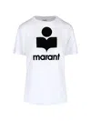 Isabel Marant Étoile Zewel Logo Tee-shirt In White