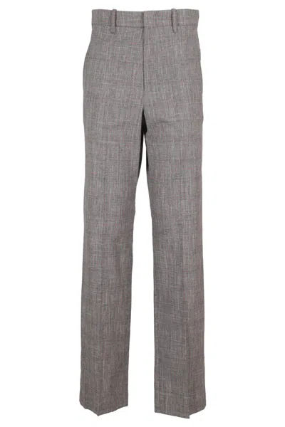 Isabel Marant Étoile Tailored Checked Trousers In Nero