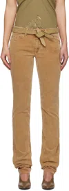 Isabel Marant Étoile Tan Lois Trousers In Camel