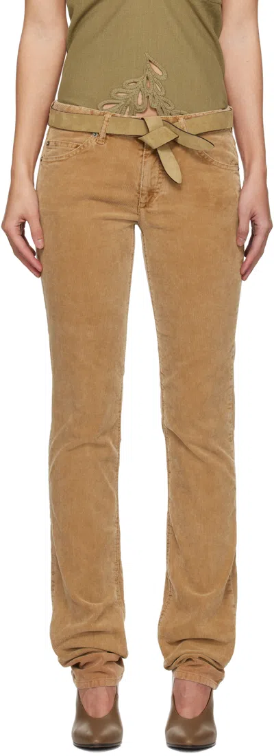 Isabel Marant Étoile Tan Lois Trousers In Camel
