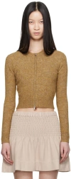 Isabel Marant Étoile Tan Oaka Cardigan In 10hy Honey