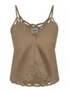 Isabel Marant Étoile Sleeveless V-neckline Crochet Detailing