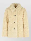Isabel Marant Étoile Tarvey Faux Fur Collared Neck Jacket In Yellow