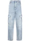 Isabel Marant Étoile Washed-denim Loose-fit Jeans In Blue