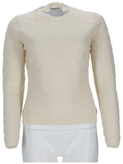 Isabel Marant Étoile Textured Knit Baby Alpaca-blend Sweater In Neutral