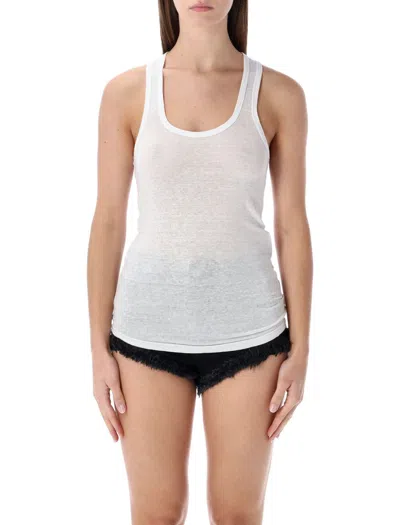 Isabel Marant Étoile Thea Linen Tank In White