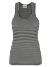 Isabel Marant Étoile Thea Fitted Scoop Neck Sleeveless Tank In Multi