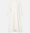 Isabel Marant Étoile Long Flared Tiered Maxi Dress In White