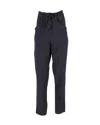 Isabel Marant Étoile Isabel Marant Etoile Tie-waist Trousers In Navy Blue Wool In Blue