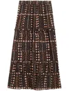 Isabel Marant Étoile Marant Etoile Women Diya Biologic Cotton Skirt With All-over Print
