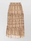 Isabel Marant Étoile Tiered Ruffled Skirts In Printed Lightweight Fabric