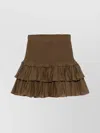 Isabel Marant Étoile Marant Étoile Naomi Mini Skirt In Brown