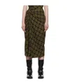 Isabel Marant Étoile Tijuana Midi Skirt In Green