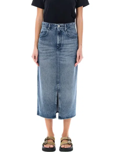 ISABEL MARANT ÉTOILE ISABEL MARANT ÉTOILE TILAURA MIDI DENIM SKIRT