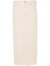 Isabel Marant Étoile Tilauria Lyocell Midi Skirt In Nude