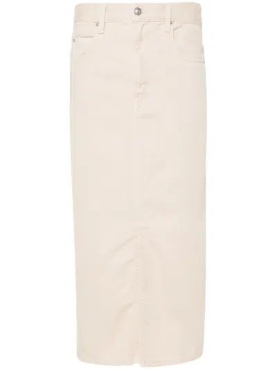 Isabel Marant Étoile Tilauria Lyocell Midi Skirt In Ecru